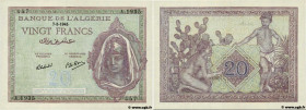 Country : ALGERIA 
Face Value : 20 Francs 
Date : 07 mai 1945 
Period/Province/Bank : Banque de l'Algérie 
Catalogue reference : P.92b 
Alphabet - sig...