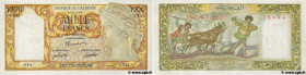 Country : ALGERIA 
Face Value : 1000 Francs 
Date : 06 octobre 1947 
Period/Province/Bank : Banque de l'Algérie 
Catalogue reference : P.104 
Addition...