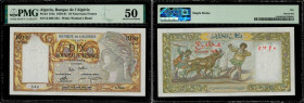 Country : ALGERIA 
Face Value : 10 Nouveaux Francs 
Date : 02 juin 1961 
Period/Province/Bank : Banque de l'Algérie 
Catalogue reference : P.119a 
Alp...