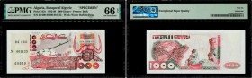 Country : ALGERIA 
Face Value : 1000 Dinars Spécimen 
Date : 10 juin 1998 
Period/Province/Bank : Banque d'Algérie 
Catalogue reference : P.142s 
Alph...