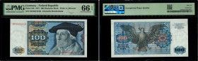Country : GERMAN FEDERAL REPUBLIC 
Face Value : 100 Deutsche Mark 
Date : 01 juin 1977 
Period/Province/Bank : Deutsche Bundesbank 
Catalogue referenc...