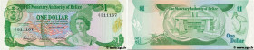 Country : BELIZE 
Face Value : 1 Dollar 
Date : 01 juin 1980 
Period/Province/Bank : The Monetary Authority of Belize 
Catalogue reference : P.38a 
Al...