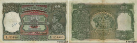 Country : BURMA (SEE MYANMAR) 
Face Value : 100 Rupees 
Date : (1945) 
Period/Province/Bank : Military Administration of Burma 
Catalogue reference : ...