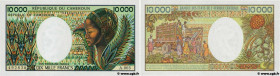 Country : CAMEROON 
Face Value : 10000 Francs 
Date : (1990) 
Period/Province/Bank : B.E.A.C. 
Department : République du Cameroun 
Catalogue referenc...