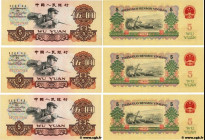 Country : CHINA 
Face Value : 5 Yüan Consécutifs 
Date : 1960 
Period/Province/Bank : Peoples Bank of China 
Catalogue reference : P.876b 
Alphabet - ...