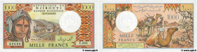 Country : DJIBOUTI 
Face Value : 1000 Francs 
Date : (1991) 
Period/Province/Bank : République - Banque Nationale 
Catalogue reference : P.37e 
Alphab...