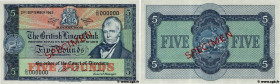 Country : SCOTLAND 
Face Value : 5 Pounds Spécimen 
Date : 21 septembre 1962 
Period/Province/Bank : The British Linen Bank 
Catalogue reference : P.1...