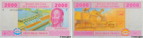 Country : CENTRAL AFRICAN STATES 
Face Value : 2000 Francs 
Date : 2002 
Period/Province/Bank : B.E.A.C. 
Department : Congo 
Catalogue reference : P....