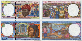 Country : CENTRAL AFRICAN STATES 
Face Value : 5000 et 10000 Francs Lot 
Date : 1995 
Period/Province/Bank : B.E.A.C. 
Department : Guinée Équatoriale...