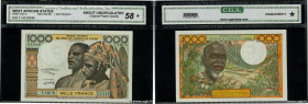 Country : WEST AFRICAN STATES 
Face Value : 1000 Francs 
Date : (1973-1974) 
Period/Province/Bank : B.C.E.A.O. 
Department : Côte d'Ivoire 
Catalogue ...