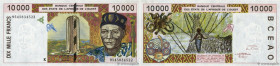 Country : WEST AFRICAN STATES 
Face Value : 10000 Francs 
Date : 1995 
Period/Province/Bank : B.C.E.A.O. 
Department : Sénégal 
Catalogue reference : ...