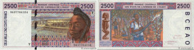 Country : WEST AFRICAN STATES 
Face Value : 2500 Francs 
Date : 1994 
Period/Province/Bank : B.C.E.A.O. 
Department : Togo 
Catalogue reference : P.81...