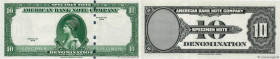 Country : UNITED STATES OF AMERICA 
Face Value : 10 (Units) Test Note 
Date : 1929 
Period/Province/Bank : Echantillon - Essai d'imprimeur 
Commentary...