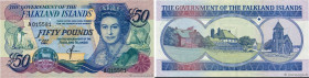Country : FALKLAND ISLANDS 
Face Value : 50 Pounds 
Date : 01 juillet 1990 
Period/Province/Bank : The Government of the Falkland Islands 
Catalogue r...