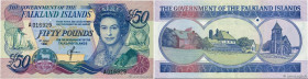 Country : FALKLAND ISLANDS 
Face Value : 50 Pounds 
Date : 01 juillet 1990 
Period/Province/Bank : The Government of the Falkland Islands 
Catalogue r...