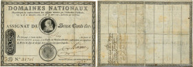 Country : FRANCE 
Face Value : 200 Livres avec coupons 
Date : 17 avril 1790 
Period/Province/Bank : Assignats 
Catalogue reference : Ass.01b 
Additio...