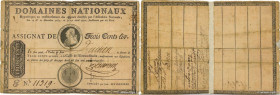 Country : FRANCE 
Face Value : 300 Livres avec coupons 
Date : 17 avril 1790 
Period/Province/Bank : Assignats 
Catalogue reference : Ass.02b 
Additio...