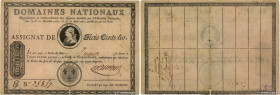 Country : FRANCE 
Face Value : 300 Livres sans coupons variété 
Date : 17 avril 1790 
Period/Province/Bank : Assignats 
Catalogue reference : Ass.02b....