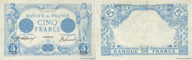 Country : FRANCE 
Face Value : 5 Francs BLEU 
Date : 24 janvier 1912 
Period/Province/Bank : Banque de France, XXe siècle 
Catalogue reference : F.02....