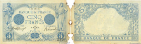 Country : FRANCE 
Face Value : 5 Francs BLEU 
Date : 24 février 1912 
Period/Province/Bank : Banque de France, XXe siècle 
Catalogue reference : F.02....