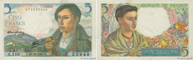 Country : FRANCE 
Face Value : 5 Francs BERGER 
Date : 23 décembre 1943 
Period/Province/Bank : Banque de France, XXe siècle 
Catalogue reference : F....