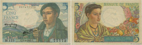 Country : FRANCE 
Face Value : 5 Francs BERGER 
Date : 05 avril 1945 
Period/Province/Bank : Banque de France, XXe siècle 
Catalogue reference : F.05....