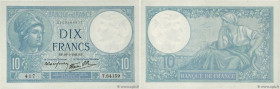 Country : FRANCE 
Face Value : 10 Francs MINERVE modifié 
Date : 16 janvier 1941 
Period/Province/Bank : Banque de France, XXe siècle 
Catalogue refer...