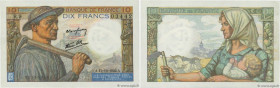 Country : FRANCE 
Face Value : 10 Francs MINEUR 
Date : 15 octobre 1942 
Period/Province/Bank : Banque de France, XXe siècle 
Catalogue reference : F....