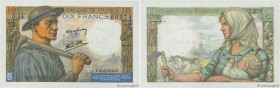 Country : FRANCE 
Face Value : 10 Francs MINEUR 
Date : 25 mars 1943 
Period/Province/Bank : Banque de France, XXe siècle 
Catalogue reference : F.08....