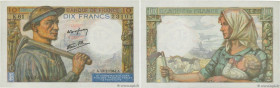 Country : FRANCE 
Face Value : 10 Francs MINEUR 
Date : 13 janvier 1944 
Period/Province/Bank : Banque de France, XXe siècle 
Catalogue reference : F....