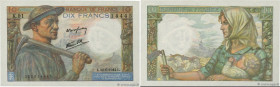 Country : FRANCE 
Face Value : 10 Francs MINEUR 
Date : 22 juin 1944 
Period/Province/Bank : Banque de France, XXe siècle 
Catalogue reference : F.08....