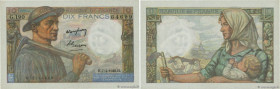 Country : FRANCE 
Face Value : 10 Francs MINEUR 
Date : 07 avril 1949 
Period/Province/Bank : Banque de France, XXe siècle 
Catalogue reference : F.08...