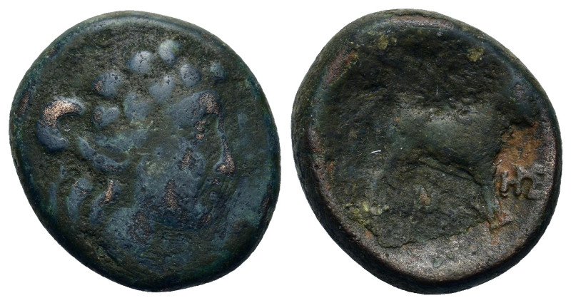 Macedon, Amphaxitis region, after 148 BC. Æ (20,4mm, 11,5g). Gaius Publius, magi...