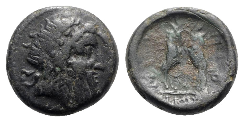 Macedon, Amphipolis, c. 187-168/7 BC. Æ (18.5mm, 6.01g, 12h). Laureate head of A...