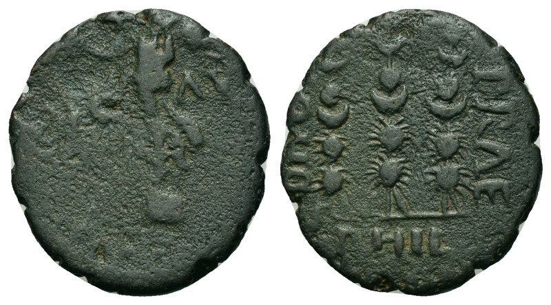 Macedon, Philippi. Pseudo-autonomous issue. Time Claudius or Nero (41-68). Æ (18...