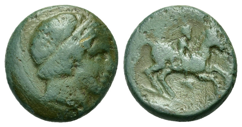 Kings of Macedon. Philip II (359-336 BC). Æ (17,3mm, 6.1g). Uncertain mint in Ma...
