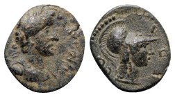 Antoninus Pius (138-161). Lycaonia, Iconium. Æ (19mm, 3.41g, 6h). Laureate and draped bust of Antoninus Pius r. R/ Helmeted head of Athena r. RPC IV.3...