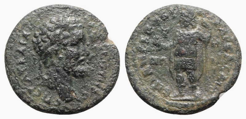 Septimius Severus (193-211). Lydia, Saitta. Æ (26mm, 8.94g, 6h). Andronicus, arc...