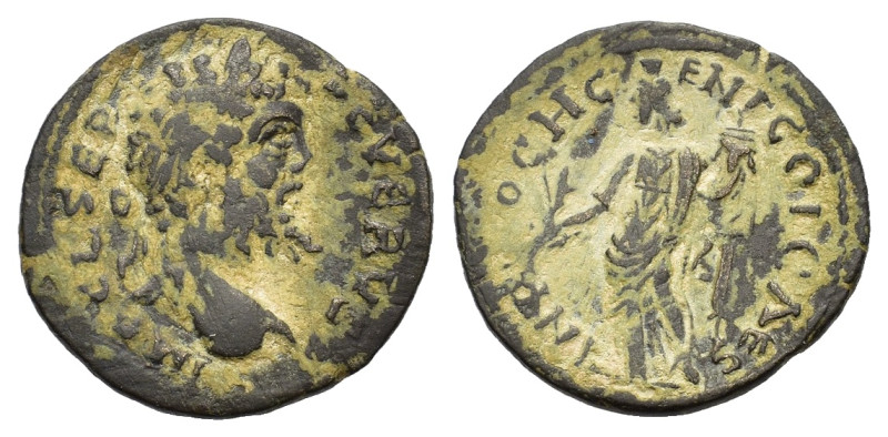 Septimius Severus (193-211). Pisidia, Antiochia. Æ (24mm, 5.2g). Laureate head r...