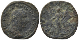 Philip I (244-249). Æ Sestertius (30,40 mm, 17,98 g). Rome, AD 244-249. Laureate, draped and cuirassed bust r. R/ Annona standing l., holding corn ear...