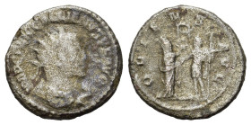 Gallienus (253-268). Antoninianus (22mm, 3.30g). Samosata, AD 260. Radiate, draped and cuirassed bust r. R/ Turreted female figure standing r. present...