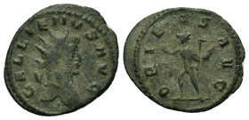 Gallienus (253-268). Antoninianus (22,5mm, 3.00g). GALLIENVS AVG Laureate and cuirassed bust of Gallienus to right. R/ ORIENS AVG Sol standing left, r...