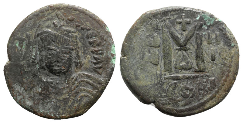 Maurice Tiberius (582-602). Æ 40 Nummi (30mm, 11.53g, 7h). Constantinople, year ...