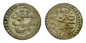 Ottoman Empire. Algeria. Mahmud II (AH 1223-1255/AD 1808-1839), BI 2 Asper. (13,2mm, 0,71g)Jaza'ir, AH 1240. KM 70.
