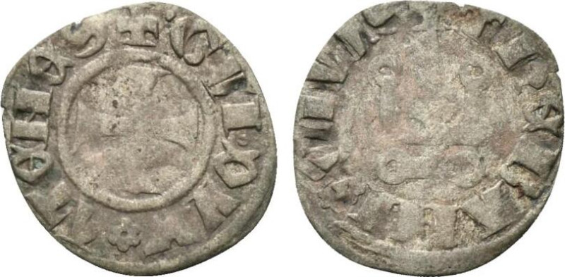 Principality of Achaea. Gui II de La Roche (1287-1308). BI Denier (19mm, 0.60g, ...