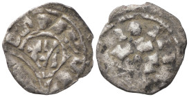 Italy, Lucca. Enrico III, IV or V (1039-1125). AR Denaro (16mm, 0.80g). Monogram. R/ LVCA. Biaggi 1056-8. Near VF