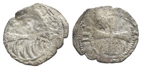 Italy, Rome. Senate, c. 14th-15th century. BI Denaro Provisino (15mm, 0.44g). Comb; S(?) above. R/ Cross; star in fourth quarter. Cf. CNI 382. Good Fi...