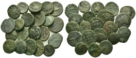 Lot of 21 Æ Greek coins, to be catalog. Lot sold as is, no return.