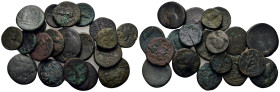 Lot of 20 Æ Greek and Roman Provincial coins, to be catalog. Lot sold as is, no return.