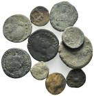 Mixed lot of 10 Greek and Roman Æ coins, to be catalog. Lot sold as is, no return